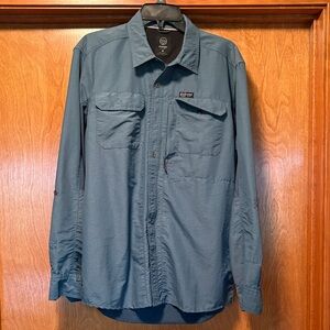 Wrangler Men's Dark Green Performance Shirt
